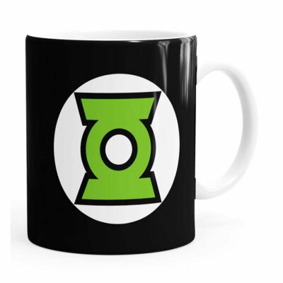 Caneca Lanterna Verde V03 Branca