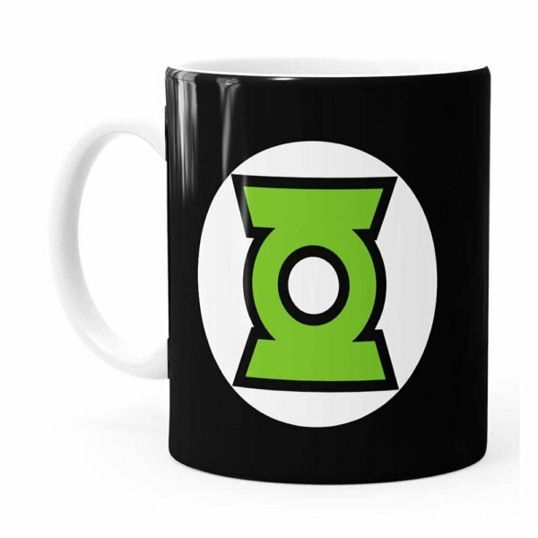 Caneca Lanterna Verde V03 Branca