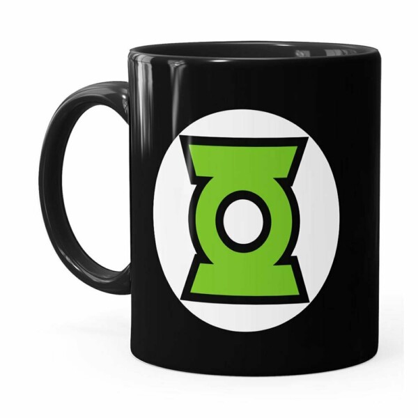 Caneca Lanterna Verde V03 Preta