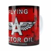 Caneca Lata De Óleo Retrô Oil Flying Branca