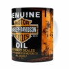 Caneca Lata De Óleo Retrô Oil Harley Davidson Branca