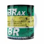Caneca Lata de Óleo Retrô Oil Lubrax v02 Branca