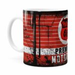 Caneca Lata De Óleo Retrô Oil Phillips Branca
