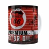 Caneca Lata De Óleo Retrô Oil Phillips Branca