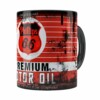 Caneca Lata De Óleo Retrô Oil Phillips Preta
