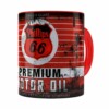 Caneca Lata De Óleo Retrô Oil Phillips Vermelha