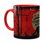 Caneca Lata De Óleo Retrô Oil Sinclair Vermelha