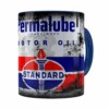 Caneca Lata De Óleo Retrô Oil Standard Azul Escuro