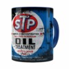 Caneca Lata De Óleo Retrô Oil Stp Azul Escuro
