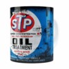 Caneca Lata De Óleo Retrô Oil Stp Branca