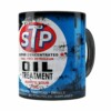 Caneca Lata De Óleo Retrô Oil Stp Preta