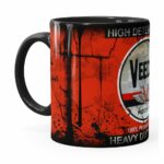Caneca Lata De Oleo Retro Oil Veedol Preta