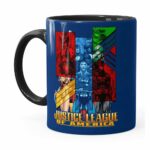 Caneca Liga Da Justiça V01 Preta