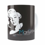 Caneca Marilyn Monroe Nascimento E Morte Branca