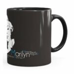 Caneca Marilyn Monroe Nascimento E Morte Preta
