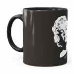 Caneca Marilyn Monroe Nascimento E Morte Preta