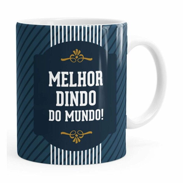 Caneca Melhor Dindo Do Mundo Branca