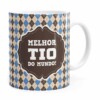 Caneca Melhor Tio Do Mundo Xadrez Branca