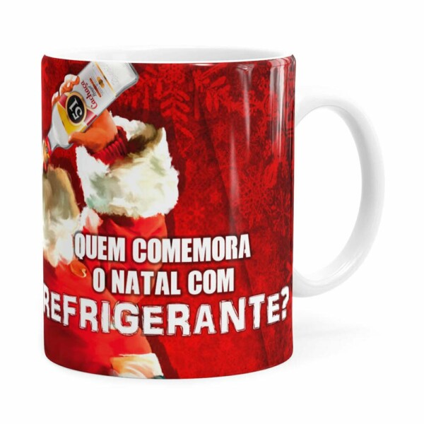 Caneca Natal Cachaça 51 Branca