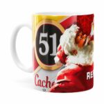 Caneca Natal Cachaça 51 Branca