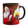 Caneca Natal Cachaça 51 Com Refrigerante Aqui Não Preta