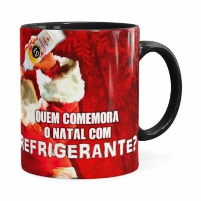 Caneca Natal Cachaça 51 Preta