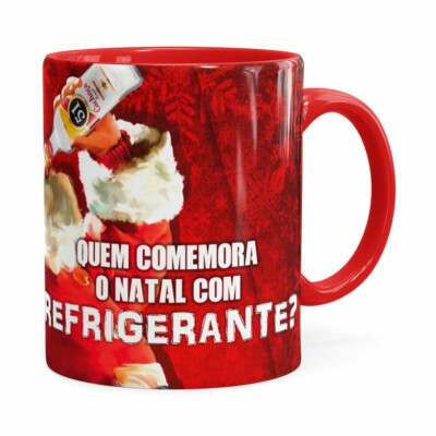 Caneca Natal Cachaça 51 Vermelha
