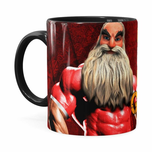 Caneca Natal Fitness Época De Ficar Grande V01 Preta