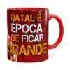 Caneca Natal Fitness Época De Ficar Grande V01 Vermelha
