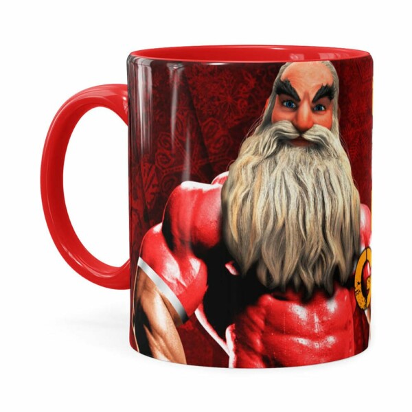 Caneca Natal Fitness Época De Ficar Grande V01 Vermelha