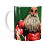 Caneca Natal Fitness Época De Ficar Grande V02 Branca