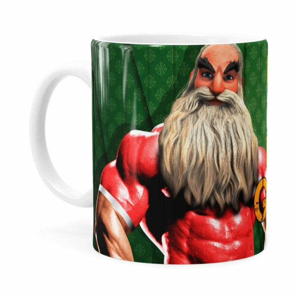 Caneca Natal Fitness Época De Ficar Grande V02 Branca