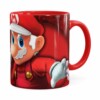 Caneca Natal Mario Bros Its Me Mario Noel V01 Vermelha