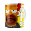 Caneca Natal Os Simpsons Homer Será Seu Único Presente Branca