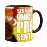 Caneca Natal Os Simpsons Homer Será Seu Único Presente Preta