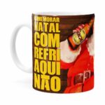 Caneca Natal Skol Com Refri Aqui Não V01 Branca