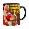Caneca Natal Skol Com Refri Aqui Não V01 Preta