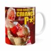 Caneca Natal Skol Com Refri Aqui Não V02 Branca