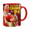Caneca Natal Skol Com Refri Aqui Não V02 Vermelha