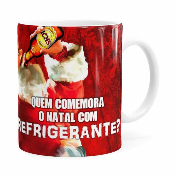 Caneca Natal Skol V01 Branca
