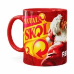 Caneca Natal Skol V01 Vermelha