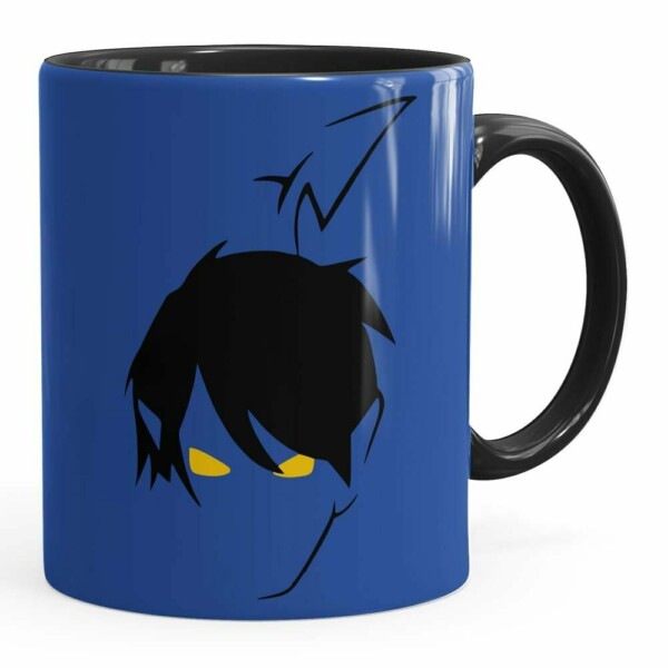 Caneca Noturno X-men Anime Minimalista Preta