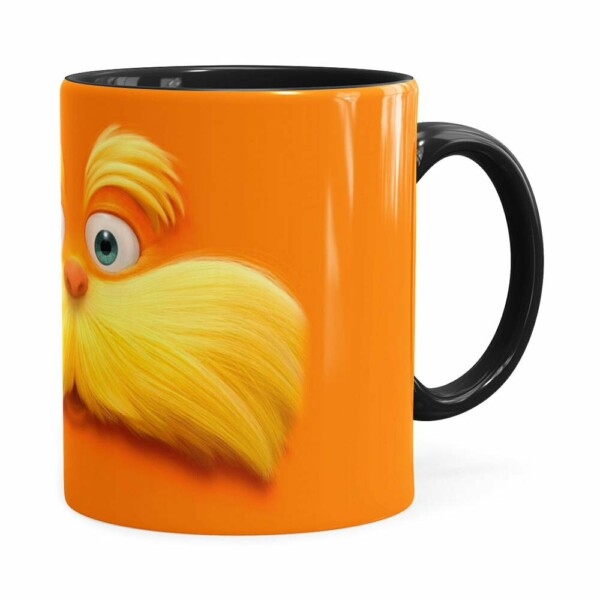 Caneca O Lorax Dr Seuss Preta