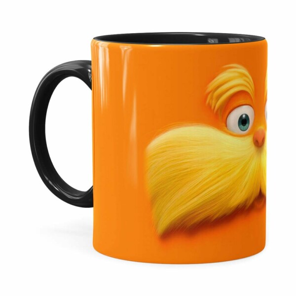 Caneca O Lorax Dr Seuss Preta