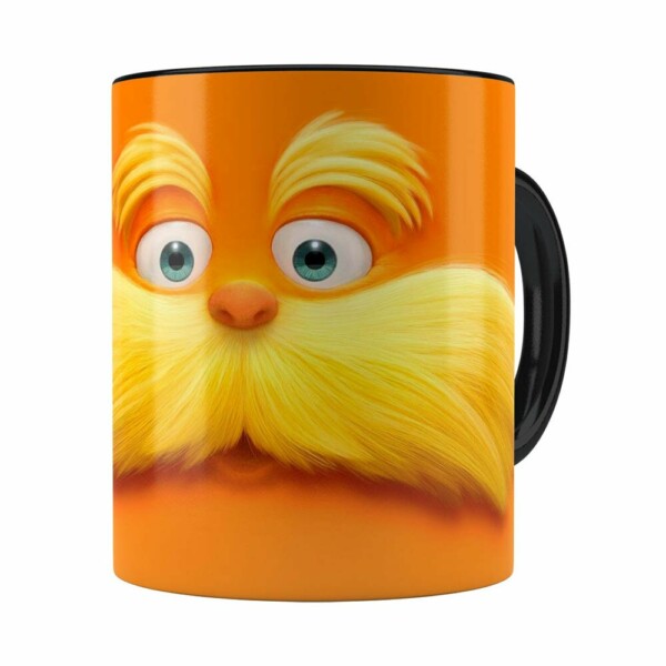 Caneca O Lorax Dr Seuss Preta