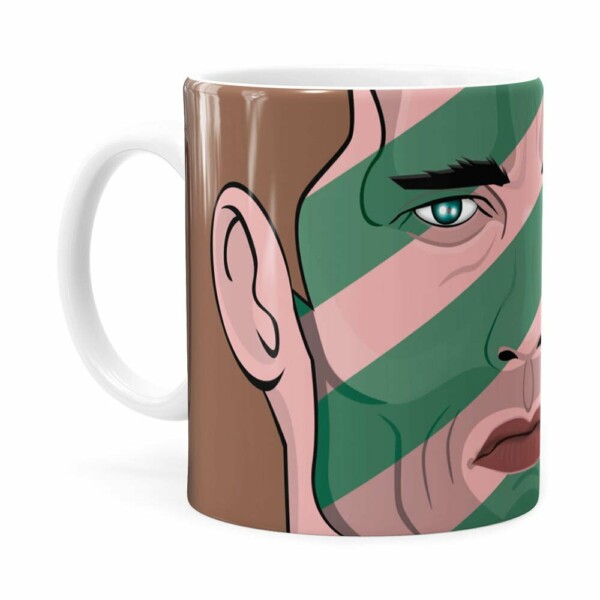 Caneca O Predador Schwarzenegger Branca