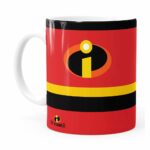 Caneca Os Incríveis Porcelana Branca