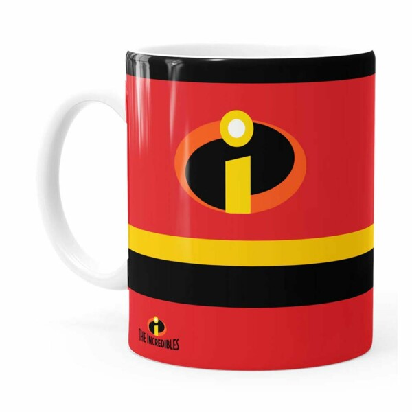 Caneca Os Incríveis Porcelana Branca