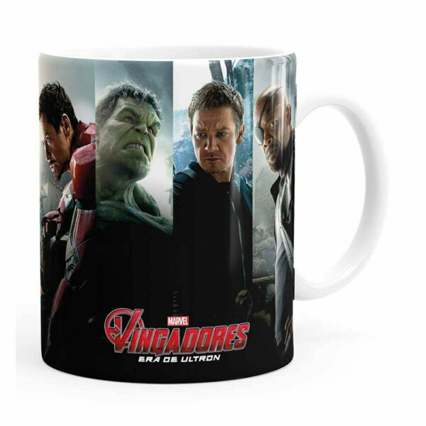 Caneca Os Vingadores A Era De Ultron Branca