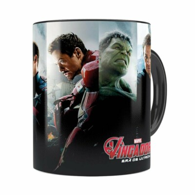 Caneca Os Vingadores A Era De Ultron Preta